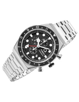 Zegarek męski timex q timex 3-time zone chronograph tw2v69800 + box 2