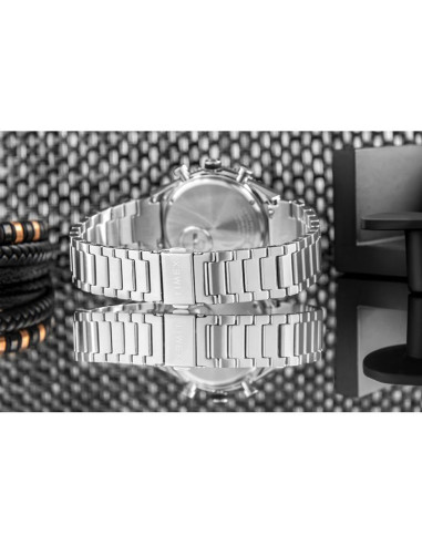 Zegarek męski timex q timex 3-time zone chronograph tw2v69800 + box