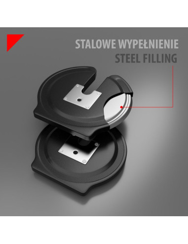 Zestaw regulowanych sztangielek hms sgr40 pro set 2w1 43,5 kg