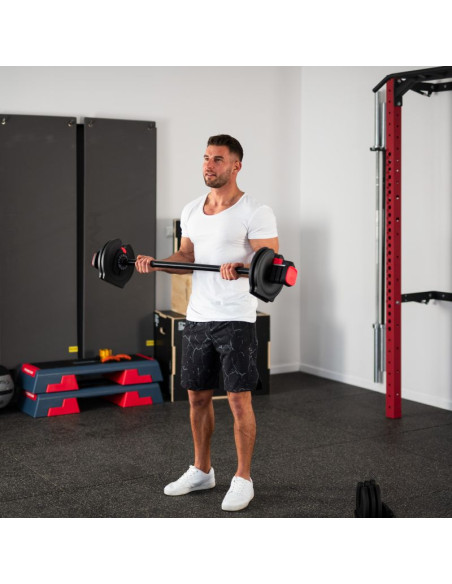 Zestaw regulowanych sztangielek hms sgr40 pro set 2w1 43,5 kg