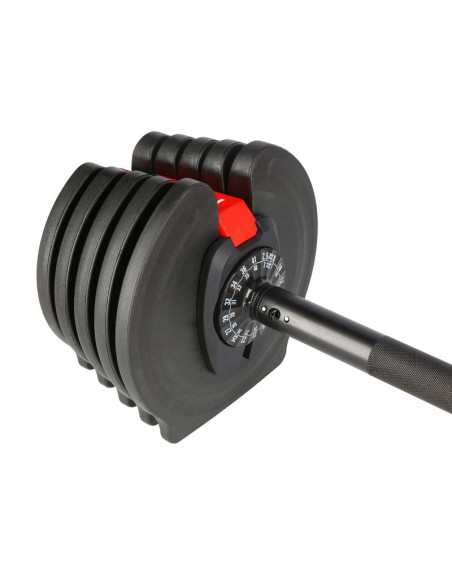 Zestaw regulowanych sztangielek hms sgr40 pro set 2w1 43,5 kg