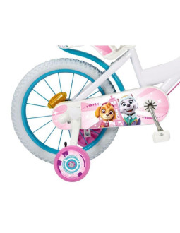 Rower dzieciecy 16" toimsa toi1681 psi patrol biały 2