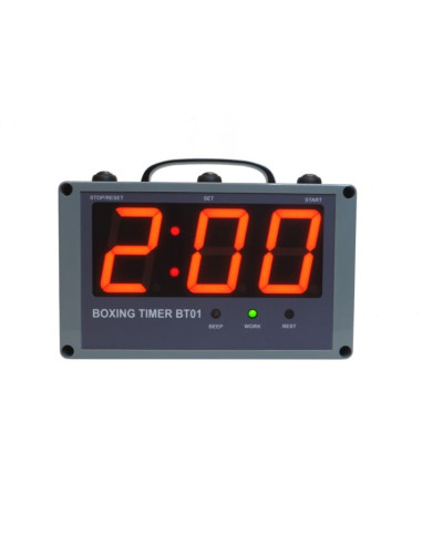 Zegar interwałowy z podwójnym wyświetlaczem - bt01-w