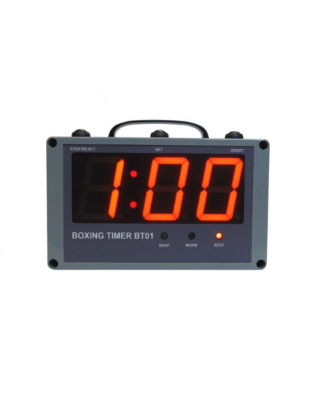 Zegar interwałowy z podwójnym wyświetlaczem - bt01-w