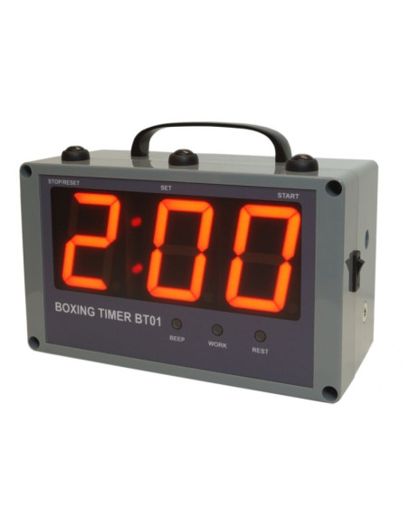 Zegar interwałowy z podwójnym wyświetlaczem - bt01-w