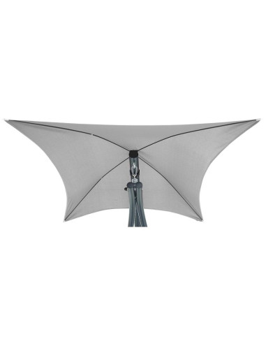 Huśtawka fotel bujany z parasolem lizbona szara