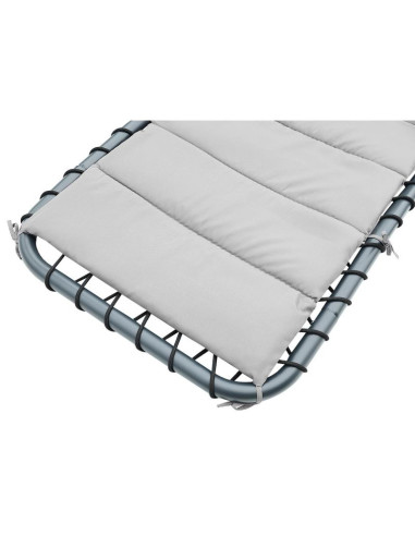 Huśtawka fotel bujany z parasolem lizbona szara