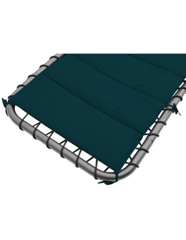 Huśtawka fotel bujany z parasolem lizbona turkusowa