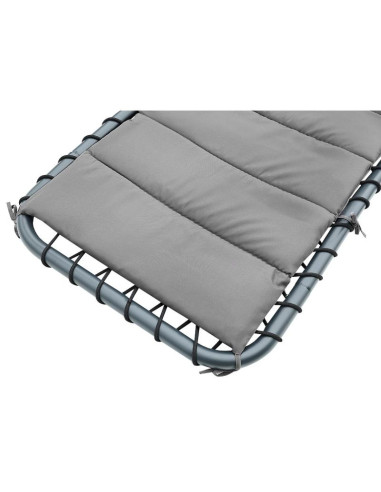 Huśtawka fotel bujany z parasolem lizbona ciemno szara