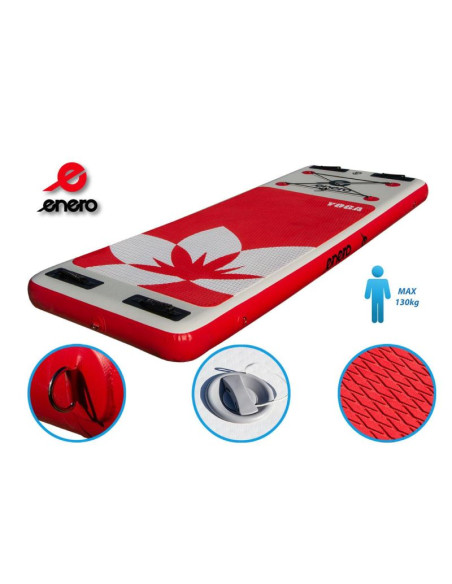 Zestaw - deska sup yoga 130kg dmuchana enero 250x91x15cm