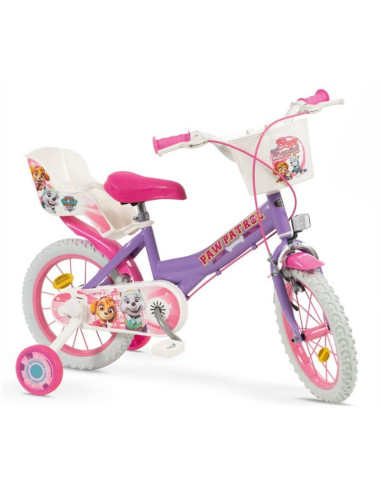 Rower dziecięcy 14" psi patrol fiolet 1480 girl toimsa