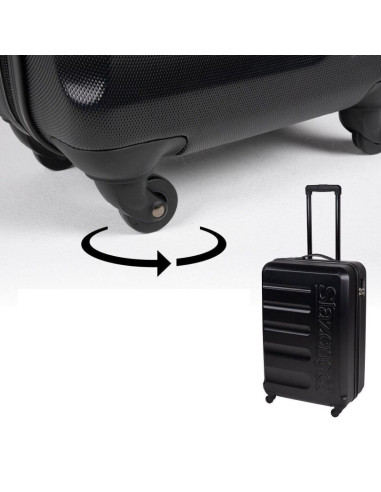 Zestaw 3 walizek 18/22/26 cale czarne slazenger