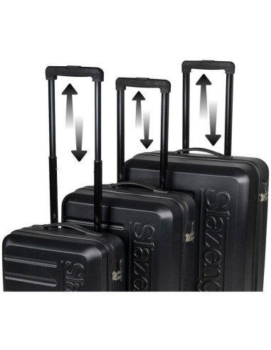 Zestaw 3 walizek 18/22/26 cale czarne slazenger