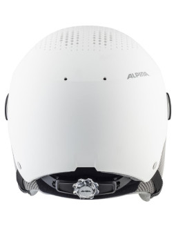 Kask narciarski alpina arber visor q-lite white 54-58 2