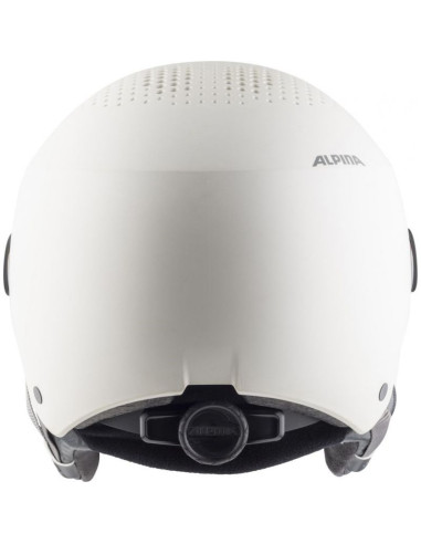 Kask narciarski alpina arber visor q-lite white 54-58