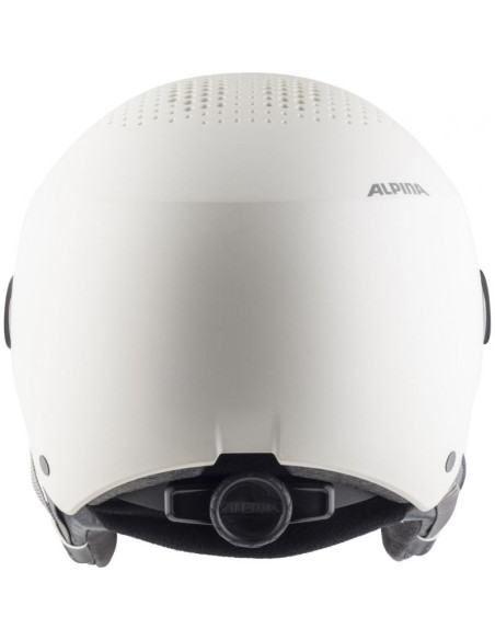 Kask narciarski alpina arber visor q-lite white 54-58