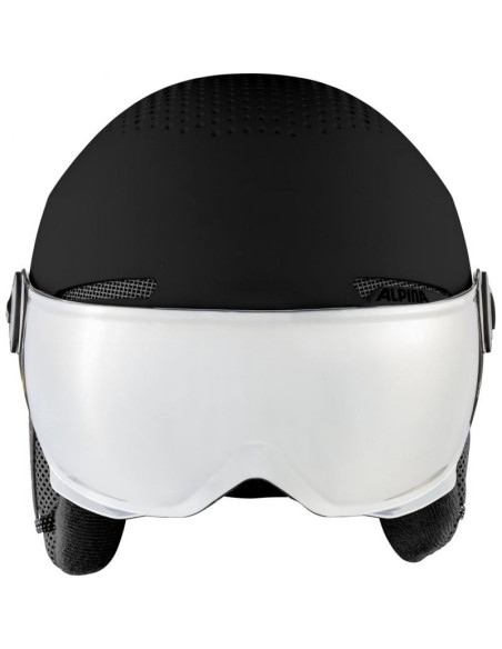 Kask narciarski alpina arber visor q lite black 54-58 (wyprzedaż)