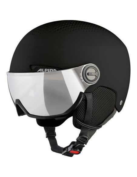 Kask narciarski alpina arber visor q lite black 58-61
