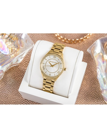 Zegarek damski michael kors lauryn + biżuteria mk4849set + box