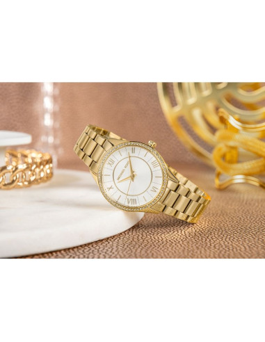 Zegarek damski michael kors lauryn + biżuteria mk4849set + box