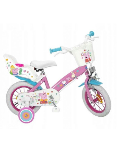 Rower dzieciecy toimsa 12" swinka peppa różowa