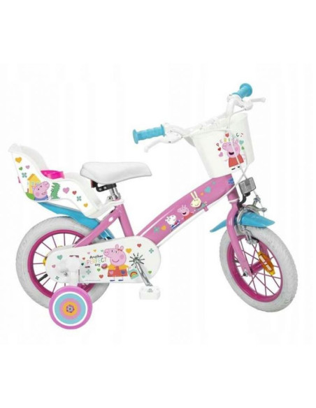 Rower dzieciecy toimsa 12" swinka peppa różowa