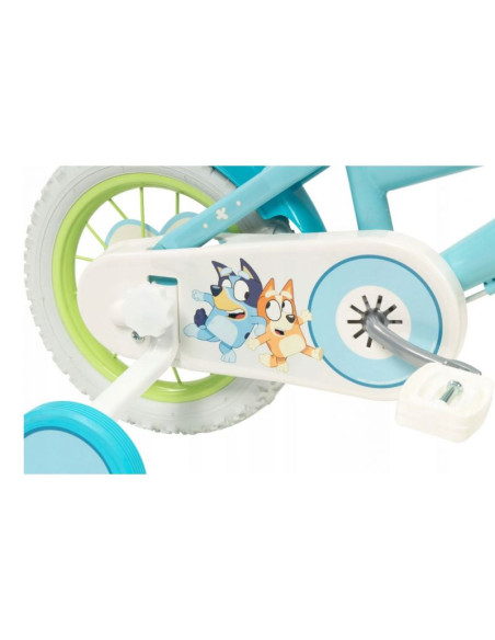 Rower dziecięcy toimsa bluey 12"  błękitno-limonkowy