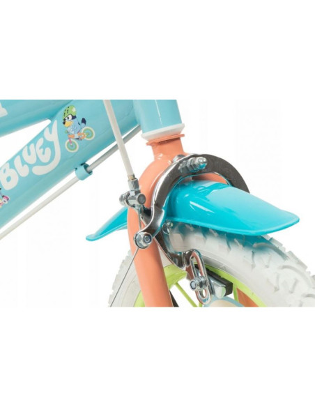 Rower dziecięcy toimsa bluey 12"  błękitno-limonkowy