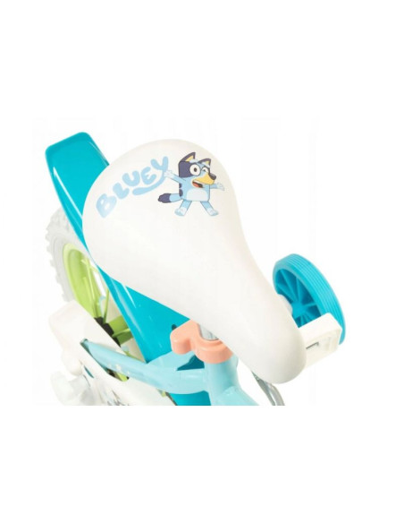 Rower dziecięcy toimsa bluey 12"  błękitno-limonkowy