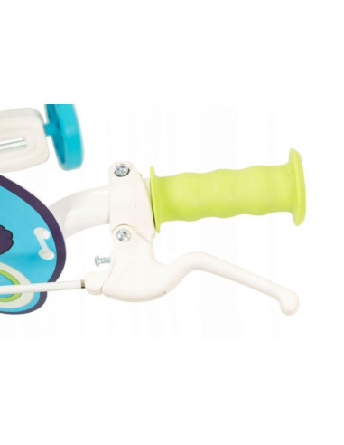 Rower dziecięcy toimsa bluey 12"  błękitno-limonkowy
