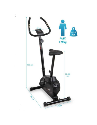 Rower stacjonarny treningowy magnetyczny b590 eb fit