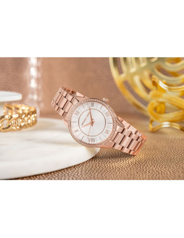 Zegarek damski michael kors lauryn + biżuteria mk4850set + box