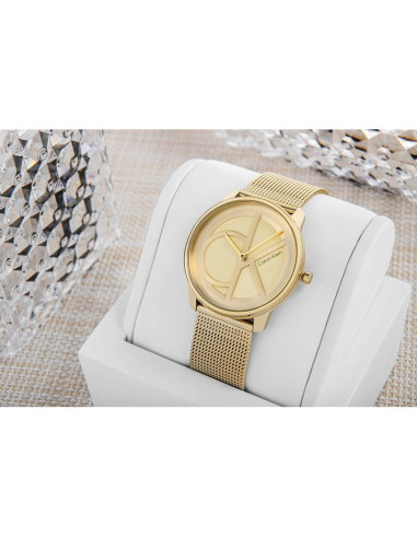 Zegarek damski calvin klein iconic mesh 25200034 + box