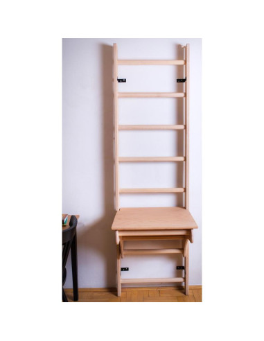 Nakładka służąca jako biurko do drabinki drewnianej na drążek do podciagania benchk bt204