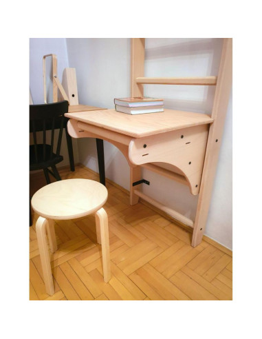 Nakładka służąca jako biurko do drabinki drewnianej na drążek do podciagania benchk bt204