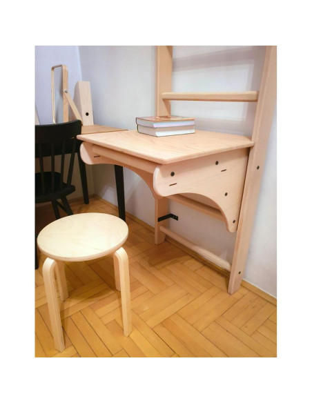 Nakładka służąca jako biurko do drabinki drewnianej na drążek do podciagania benchk bt204