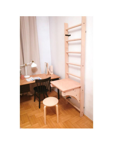 Nakładka służąca jako biurko do drabinki drewnianej na drążek do podciagania benchk bt204