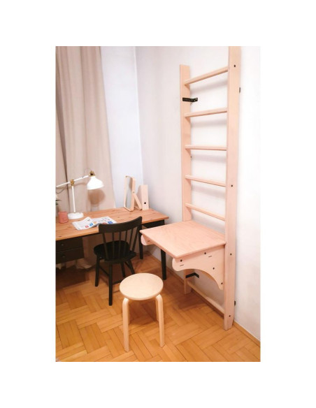 Nakładka służąca jako biurko do drabinki drewnianej na drążek do podciagania benchk bt204