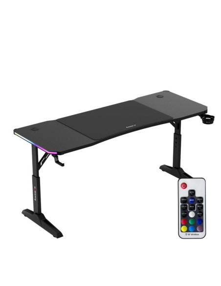Biurko gamingowe huzaro hero 4.6 rgb black