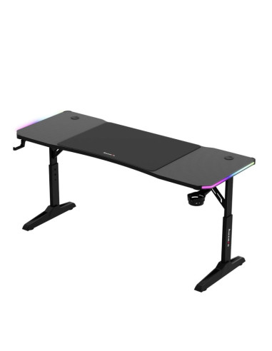 Biurko gamingowe huzaro hero 4.6 rgb black