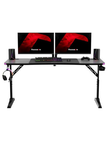 Biurko gamingowe huzaro hero 4.6 rgb black
