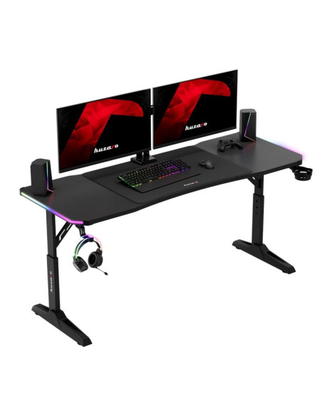 Biurko gamingowe huzaro hero 4.6 rgb black