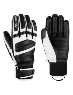 Rękawice reusch master pro r. 8,5 czarno-białe