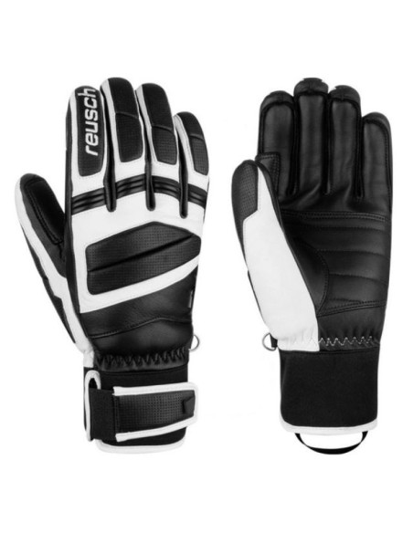 Rękawice reusch master pro r. 8,5 czarno-białe