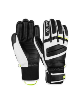 Rękawice reusch master pro r. 8,5 czarno-biało-zółte