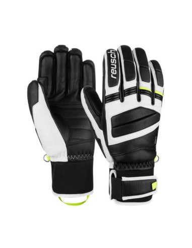 Rękawice reusch master pro r. 8,5 czarno-biało-zółte