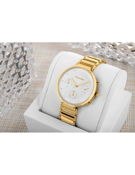 Zegarek damski calvin klein minimalistic t bar 25200284 + box