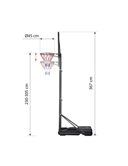 Nils zdka21 - kosz do koszykówki