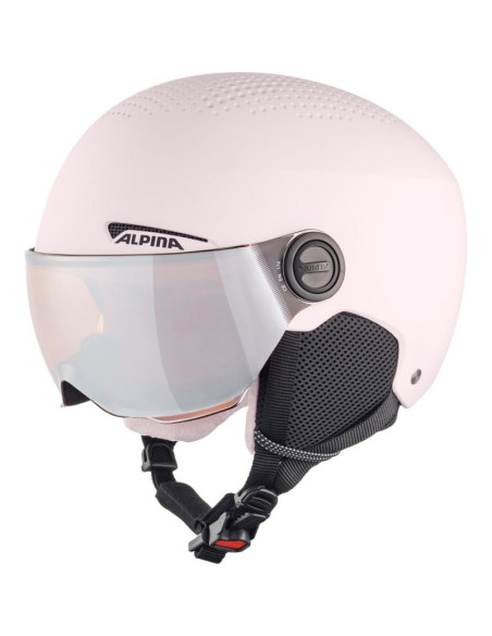 Kask narciarski alpina zupo visor q-lite rose 51-55
