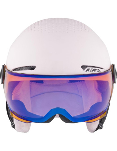 Kask narciarski alpina zupo visor q-lite rose 51-55